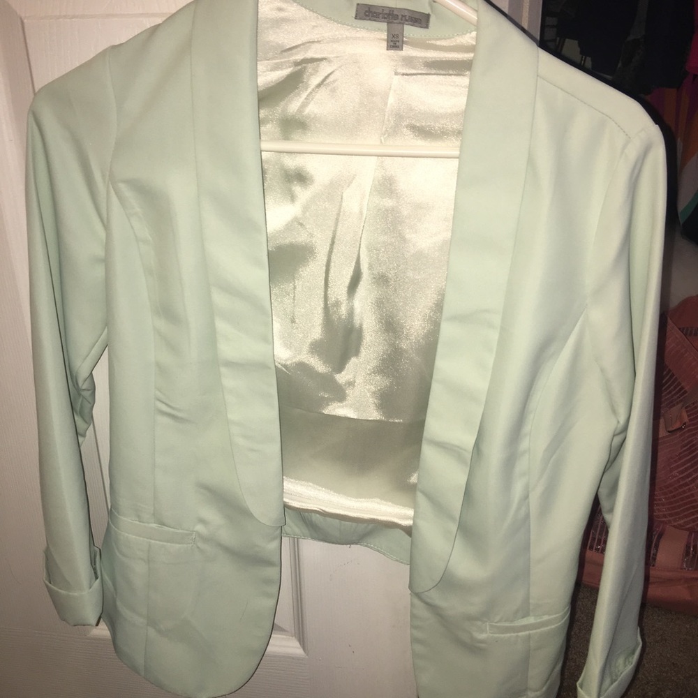 Mint blazer